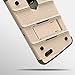 LG Stylo 3 Case, Zizo [Bolt Series] w/ [LG Stylo 3 Screen Protector] Kickstand [12 ft. Military Grade Drop Tested] Holster Belt Clip- LG Stylo 3 Plus