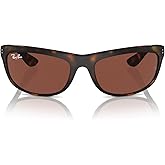 Ray-Ban mens Rb4089 Balorama Rectangular Sunglasses
