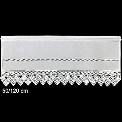 Panneaux Gardine Hossner | 50x120 cm H/B | weiß | 100 % Baumwolle