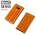 iPulse ipulse-sss8p-cog-vd Galaxy S8 Plus Flip Case Journal Series Italian Full Grain Leather Handmade Wallet Case for Samsung Galaxy S8 Plus Built-in Stand, Card Slots Holder - Cognac