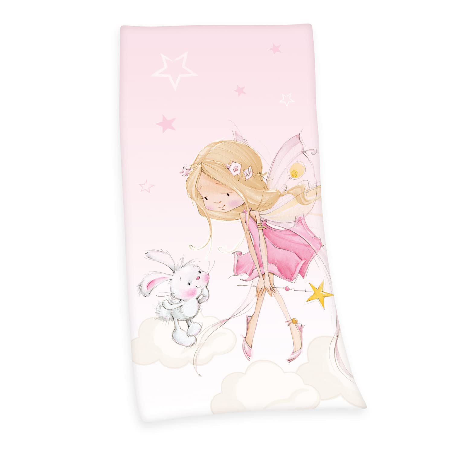 Herding Little Fairy Velour Towel, 75 x 150 cm, 100% Cotton/Velour