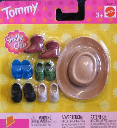 Barbie Shelly Club TOMMY DOLL Shoes, Boots &amp; Cowboy Hat (2002)