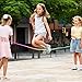 Elcoho 6 Pack Rainbow Jump Rope Set Jumping Ropes Physical Education Skipping Rope