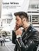 COWIN HE5A Active Noise Cancelling Headphones Bluetooth Headphones Wireless Headphones Stereo Earbuds with Mic, Bluetooth 4.2 Sports Neckband Headset 8 Hrs Playtime - Black