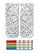 Kid's Crayola Color-In Socks - Includes 1 Pair Of Socks And 4 Fabric Markers - Sugar Skull Design