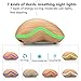 Essential Oil Diffuser,SGODDE 150ml Ultrasonic Aroma Humidifier with 7 Color LED Light for Office Home Bedroom Living Room Study Yoga Spa, Ultra-Silent,Wood Grain,Cashew Shape