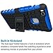 ykooe Huawei P9 Lite Case, (TPU Series) P9 Lite Heavy Duty Protection Hybrid Shockproof Dual Layer Protective Case Cover for Huawei P9 Lite - Blue