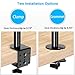 Dual Monitor Stand Mount, Height Adjustable LCD Monitor Desk Mount, Articulating Full Motion Tilt Swivel Monitor Arm – Fits 13″ to 27″ Computer Screens, Each Arm Holds up to 19.8lbs., VESA 75 100thumb 4