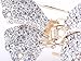 Multi Color Crystal Rhinestones Butterfly Hair Claw Clip for Women Girls