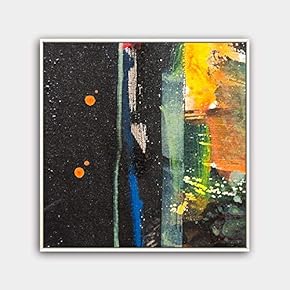 Framed Canvas Wall Art Abstract Canvas Prints Home Artwork Decoration for Living Room,Bedroom - 16x16 inches