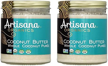 Artisana Organics - Coconut Butter, Organic, Certified R.A.W. Spread, No Added Sugar, Non-GMO and Vegan (8 oz, Pack of 2)