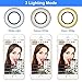 Selfie Ring Light Cellphone Holder - Rovtop Ring Light Stand Live Stream Makeup, 48 LED Bulbs 3 Light Modes 10-Level Brightness 360 Rotating for iPhone Android Cell Phone, Black