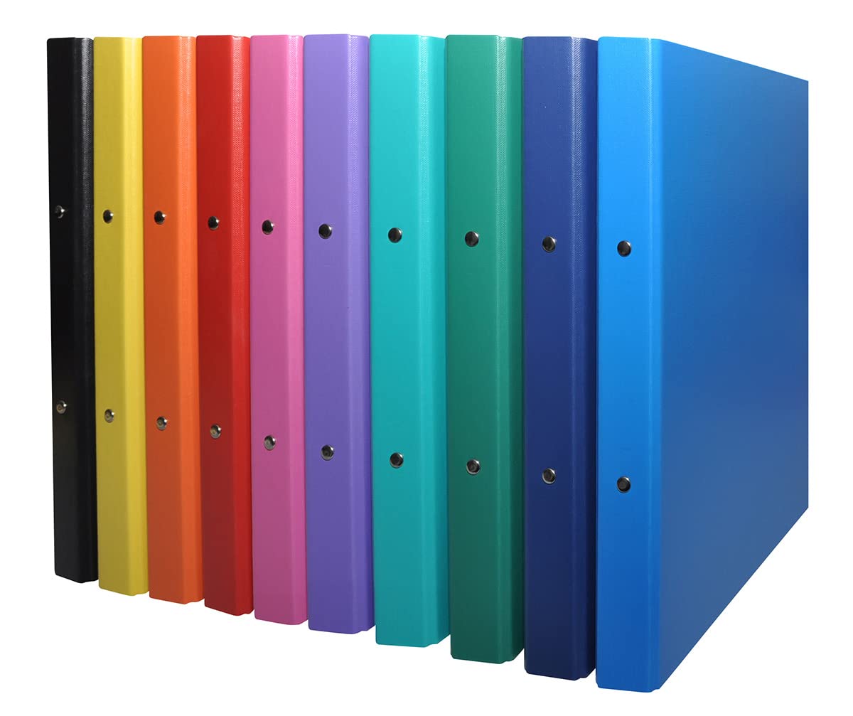 Ring Binder DONAU PP A4/2R/20mm Assorted Colours (Pack of 1) Document Archiving/Type-A4/2R/20 / Kind-Coated/Pockets-Does Not Have/Material-Cardboard/pp/Reinforcement Strip-No Slat Edge/Label-No Label