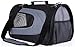 Bonve Pet Dog Carrier Soft Sided Pet Travel Carriers Portable Bags for Dogs, Cats and Small Pets, Airline-Approved, Black