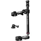 ULANZI VL03 40in Invisible Selfie Stick Motorcycle Bike Mount Kit | for Insta360 X6 X5 X4 X3/DJI Osmo 360/GoPro MAX MAX2, Quick-Release, Aluminum, Clamp Mount for GoPro DJI Insta360 Cams