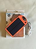 QueUSA Solar Charger 12000mAh, Solar Power Bank, Dual USB Port Portable Charger, Solar Battery Charger for iPhone, iPad, Tablet, Camera, Solar Cell Phone Chargers