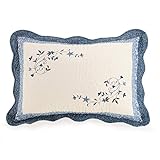 Modern Heirloom Collection Charlotte, Standard Sham, Blue