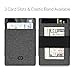 CaseCrown SlimPower Wallet w/2500 mAh Powerbank w/Micro USB Cable & Lightning Adapter for Android & iPhone 7 and iPhone 8 - Canvas (Charcoal Gray)