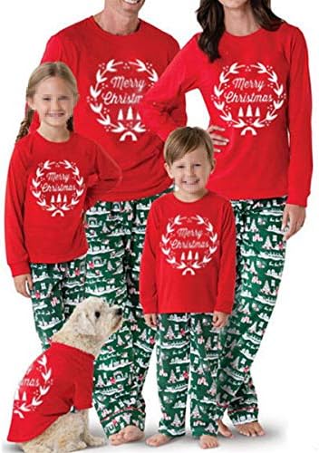 Xegendeiu Christmas Pajamas Family Outfit Matching Families Clothes Mother Father Kid Baby Family Pajamas Set Bear Printed Sleepwear Homewear