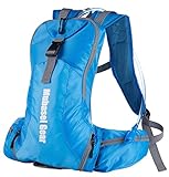 Hydration pack with 70 oz 2L Bladder for Running Hiking Riding Hiking Camping Cycling Climbling Biking - Lightweight Backpack for Runner Outdoor Bicycle & Bike Sports (Blue)