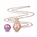 EUDORA Harmony Bola CZ Vintage Angel Chime Caller Pendant 16mm Prayer Bell 30 Inches Necklace Chime