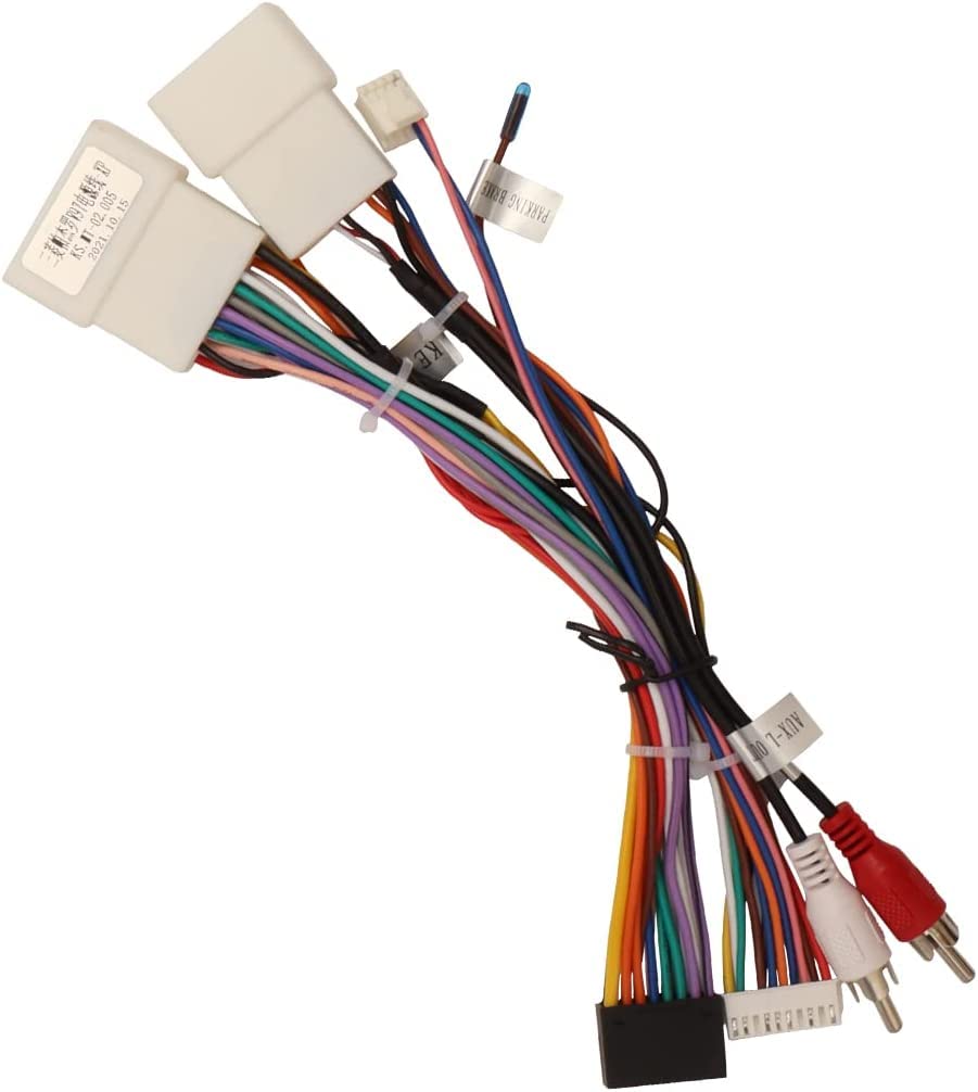 Photo 1 of Bestycar 16pin Car Radio Wiring Harness Adapter Canbus Decoder for Mitsubishi Outlander Pajero Lancer ASX with OEM Rockford Amplifier