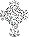 Melissa & Doug Stained Glass Made Easy - Cross Arts & Craft Kit