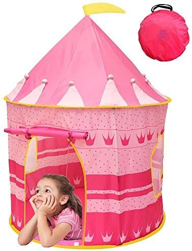 pink indoor tent