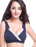 KOOYOL Women's cotton Nursing Maternity Bra