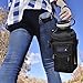 Inertia Gear 64 oz Water Bottle Holder Carrier w/Pockets Worn as a Sling or Backpack (Bottle Not Included) - Black