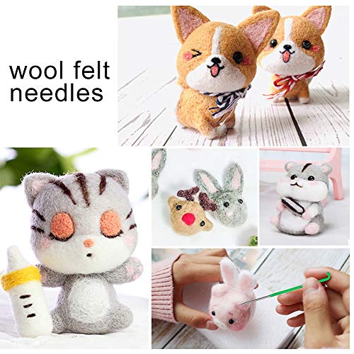 4 Mayboos+Felting+Needles+Supplies+Triangular