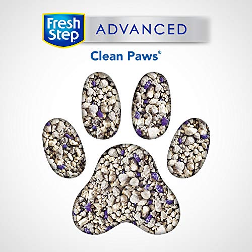 Fresh Step Advanced Clean Paws Clumping Cat Litter, Low Tracking Cat