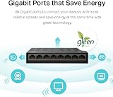 TP-Link LiteWave 8 Port Gigabit Switch LS1008G Desktop Plug and Play view 3
