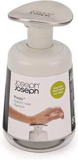 Joseph Joseph Presto Hygienic Stone Soap Pump Dispenser Large Push Head view 6