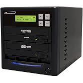 Vinpower Digital Standard 1 to 1 Target 24x DVD CD Disc Duplicator Tower SATA Optical Drives - Black
