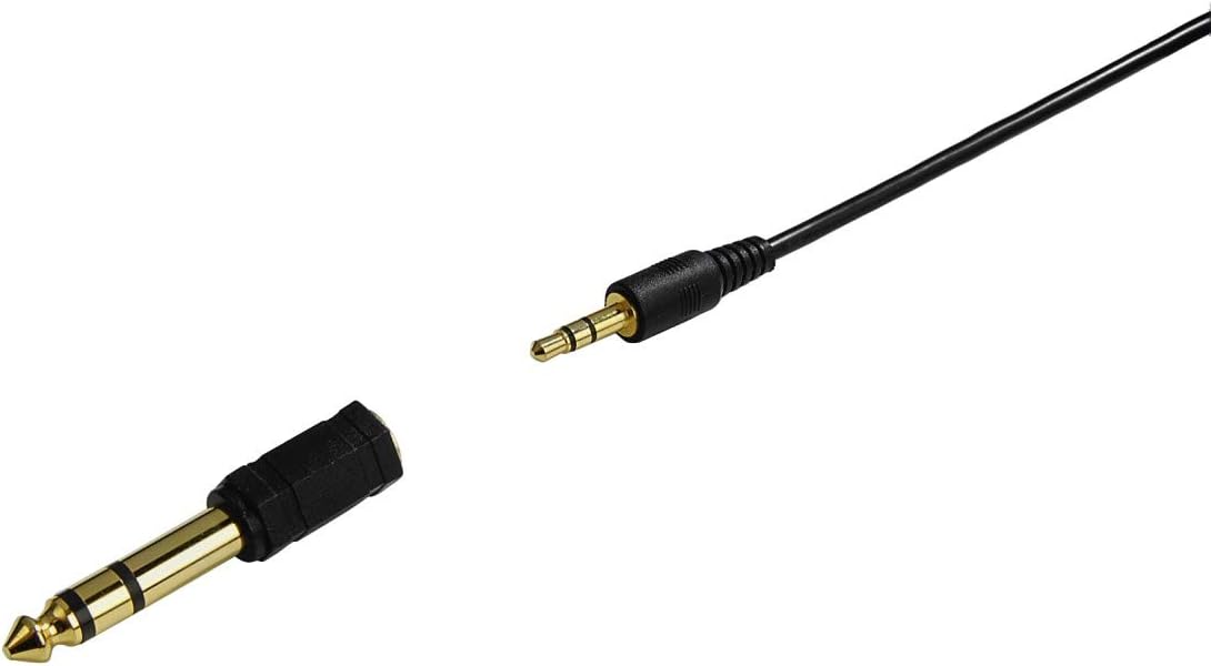 Hama Wired Over-Ear TV Headphones, One Sided 6m Long Cable, Volume Control, Black, Over Ear - Image 5
