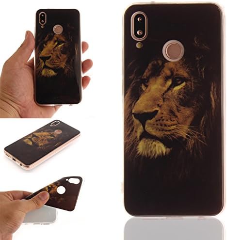 sinogoods For Huawei P20 Lite TPU Case Silicone Cover - lion