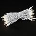 Novelty Lights 35 Light Clear Christmas Craft Mini Light Set, Non-Connectable, White Wire, 12' Long