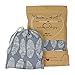 Baby Car Seat & Nursing Cover & Drawstring Carry Bag in Gray Feather Design Shower Gift Breathable Stretchy Universal 4 in 1 Multi-Use Infant Carseat Canopy Covers Shopping Cart High Chair Stroller