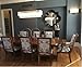 Saint Mossi 8-Lights Crystal Chandelier in Farmhouse Chandelier Style,Modern Farmhouse Chandelier with K9 Crystals,Farmhouse Pendant Light Fixtures,H10 x L34 x W14,Chain Adjustable