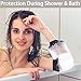 WECATION PICC Line Shower Covers Half Arm Shower Covers for Half Arm, Reusable Waterproof Cover for Bath Watertight