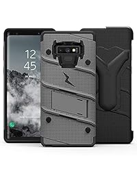 Zizo Bolt Series - Estuche con funda, cordón, protector de pantalla de vidrio templado y probado contra caídas de grado militar, para Samsung Galaxy Nota 9