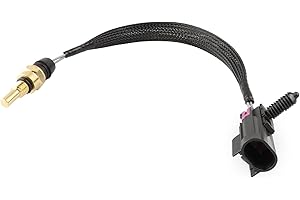 ALLMOTORPARTS Coolant Temperature Sensor 213-4233, 2134233 Compatible with Buick Chevy GMC Hummer Isuzu - 2004-2012 Colorado Canyon, 2006-2009 Trailblazer Envoy, 2006-2010 H3, 06-07 Rainier, 06-08 Ascender, More