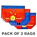 ZIPPER BAG for Brick Lunch Boxes Bento for Children Toddler Kids, Thermal Bag, Insulation Bag (PACK OF 3 BAGS)