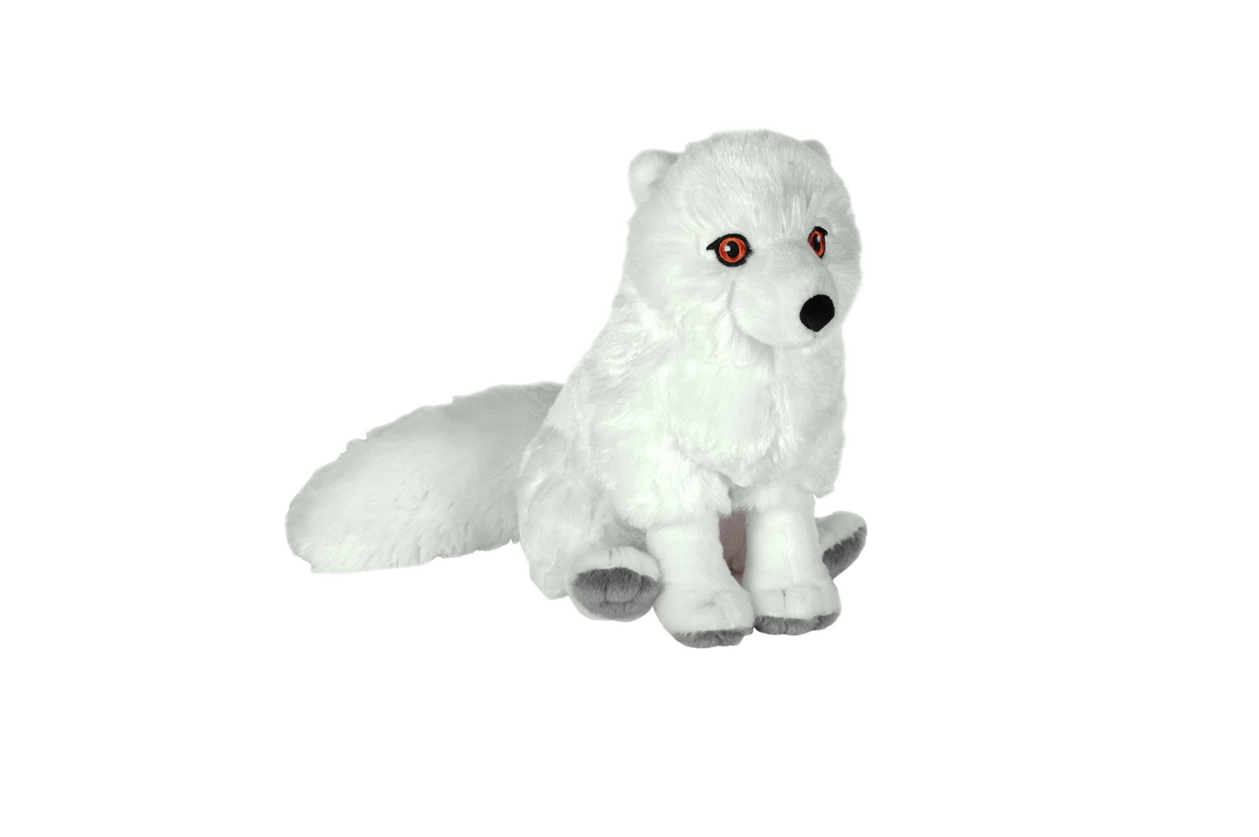 Wild Republic Cuddlekins Eco Arctic Fox, Stuffed Animal, 12 Inches, Plush Toy, Fill is Spun Recycled Water Bottles, Eco Friendly