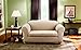 SureFit Stretch Stripe 2-Piece - Sofa Slipcover - Sand