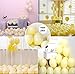 Party Pastel Balloons 100 pcs 10 inch Macaron Candy Colored Latex Balloons for Birthday Wedding Engagement Anniversary Christmas Festival Picnic or any Friends & Family Party Decorations-pastel yellow