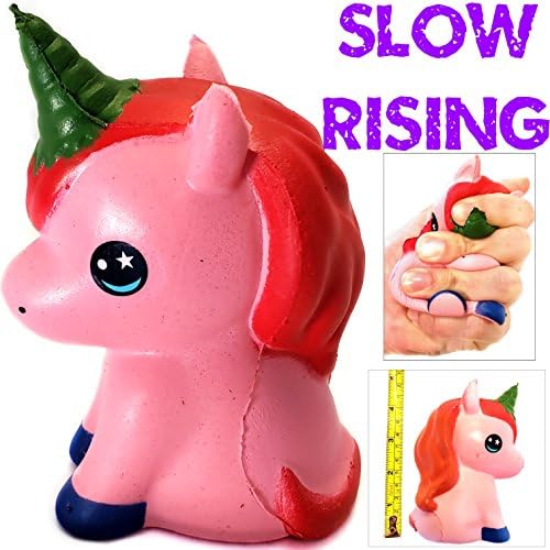 Unicorn Squishy Squishies Pink Slow Rising Toys Prime Pack Jumbo Cheap Hot Party Supplies Stress Relief s Ball Rainbow Kawaii Little Favors Light the Birthday Animal Cute Gifts Girls Squishys Magical