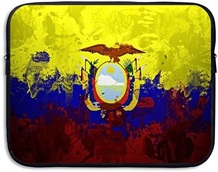 FSKDOM Laptop Sleeve Computer Ultrabook Case Painted Ecuador Flag Art Neoprene Computer Bag For All Computer Ultrabook/Lenovo Dell/MacBook Pro Etc For 13 Inch And 15 Inch