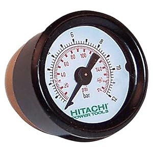 Hitachi 881508 1/8-Inch NPT 1.5-Inch Pressure Gauge for Hitachi GBSPP
